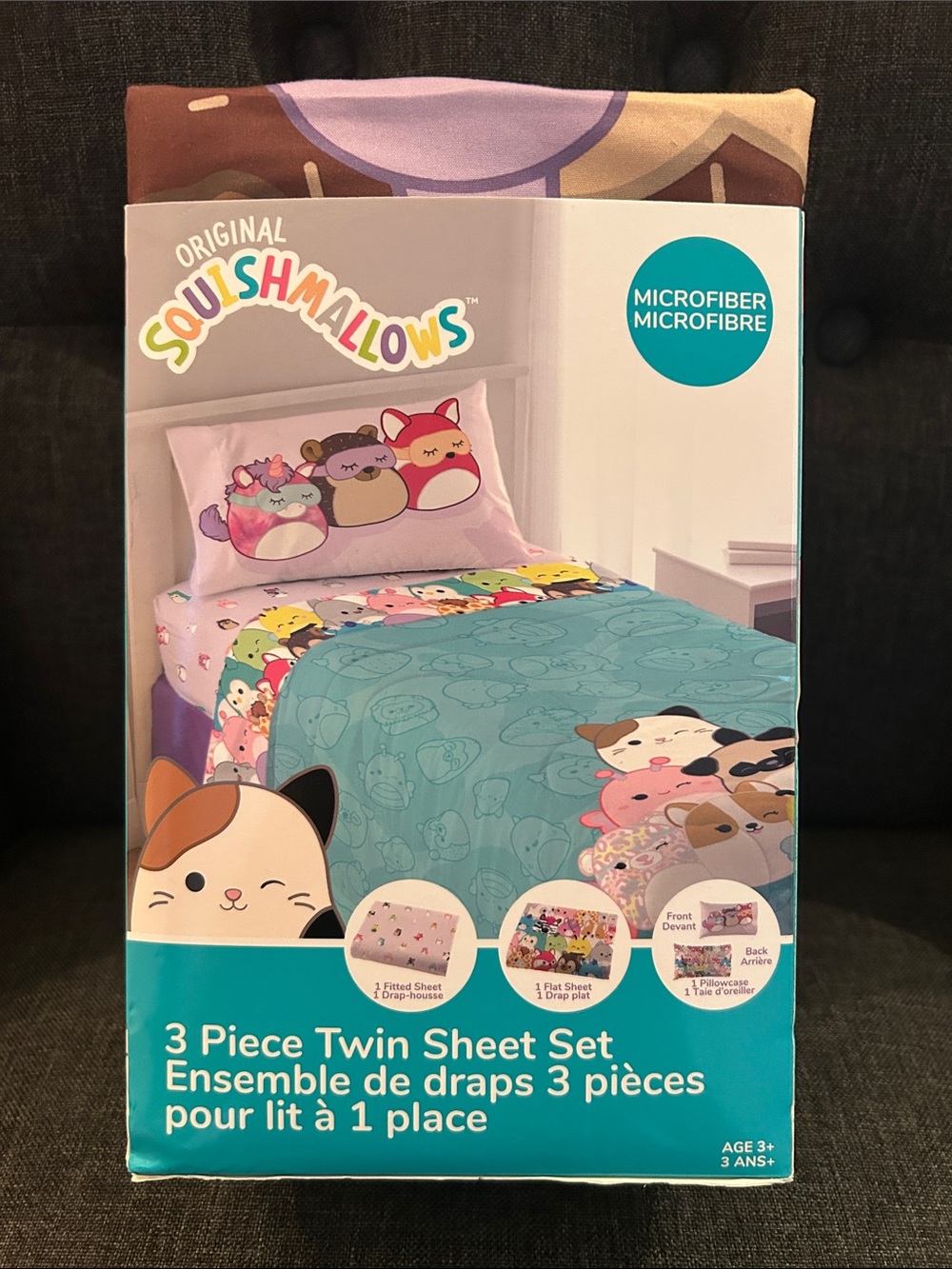 NEW 🆕 Squishmallows Twin Bed Sheet 3-piece Set